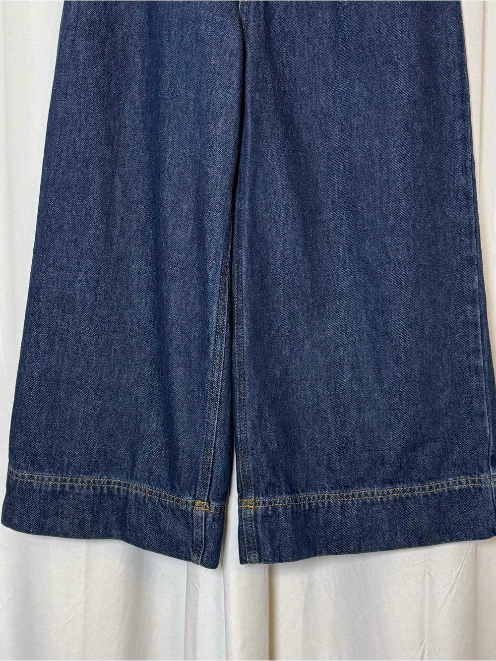 Aligne Miles Denim Culotte Jeans Dark Wash Wide Leg Size 24 NWT - Picture 6 of 14